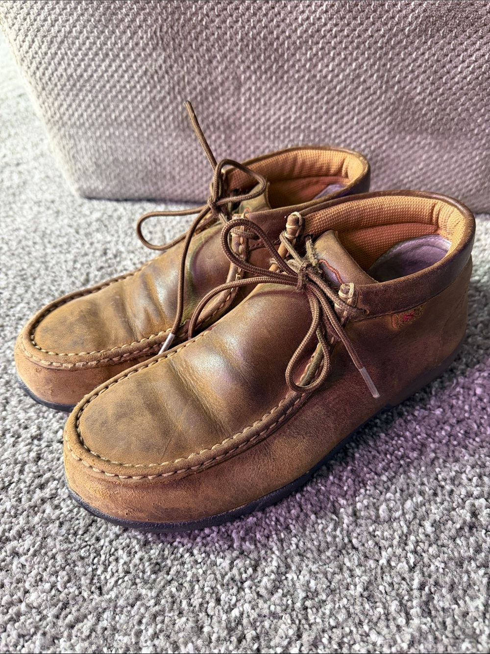 Steel Toe Twisted X Women's Brown Leather Chukka Boots size 7